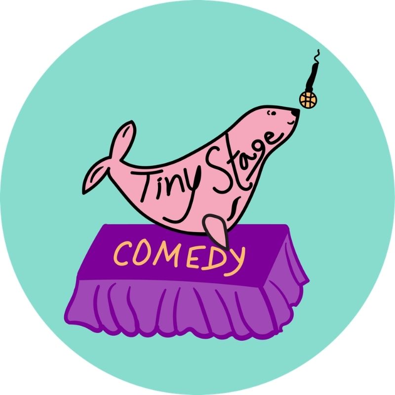 Tiny Stage Comedy logo - Knoxville comedy collective partner